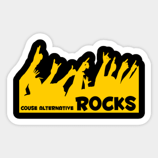 Exklusives "Cause Alternative Rocks" Design Sticker